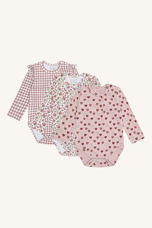 Bella Little Check, Adobe Rose