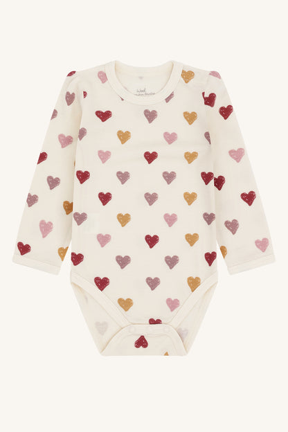 Baloo Hearts Puff, Off White