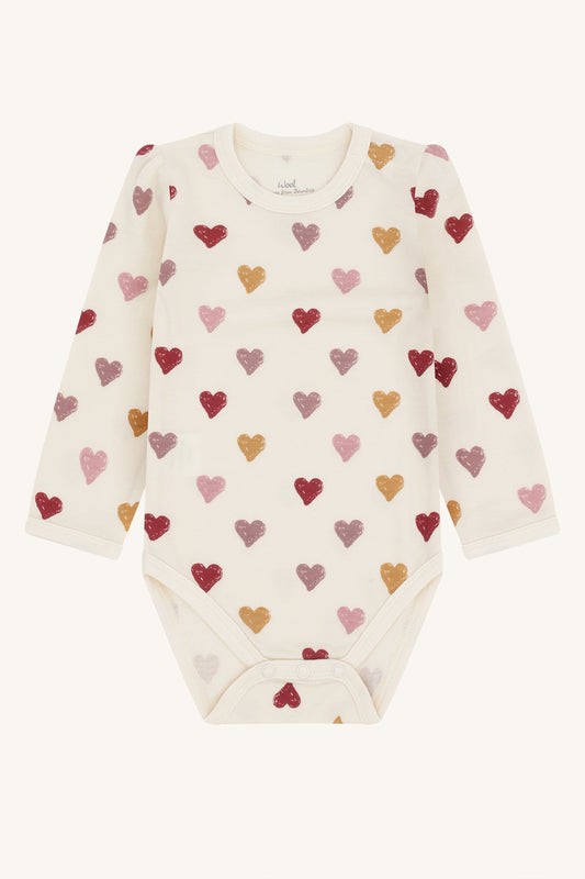 Baloo Hearts Puff, Off White
