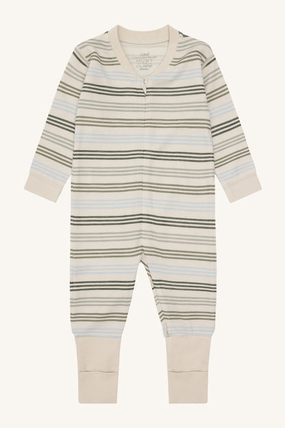 Manu Zip 3 Stripes, French Oak