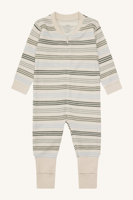 Manu Zip 3 Stripes, French Oak