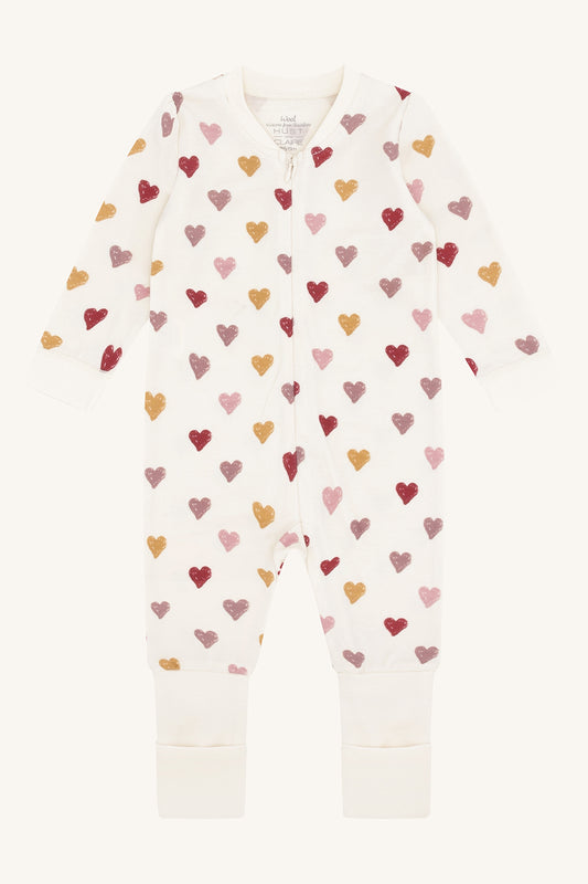Manu Hearts Puff, Off White