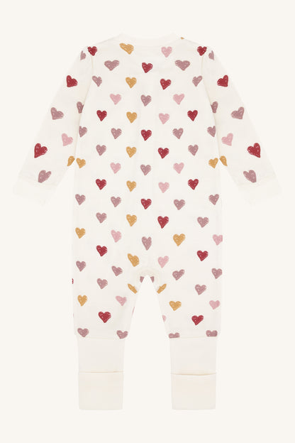 Manu Hearts Puff, Off White