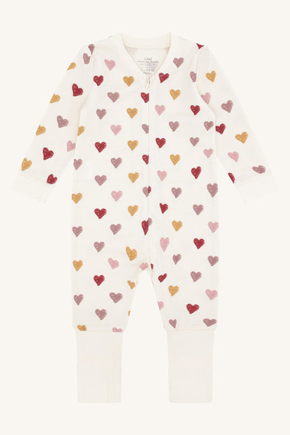 Manu Hearts Puff, Off White