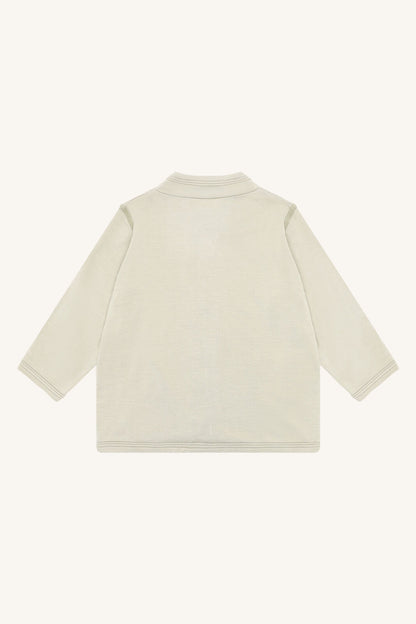 Curd Solid Zip Sweatshirt, Greene stone