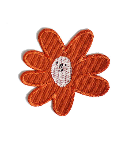 Aufnäher Blume gross, Bügelflick