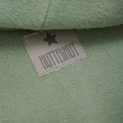 Baumwollfleece Jacke, mint