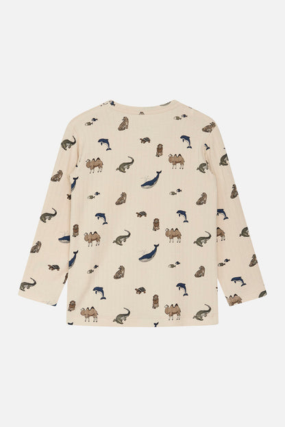 Austin Bambus T-Shirt mit Tierprint