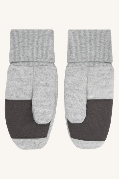 Felix Glove Boiled Wool, Light grey melange