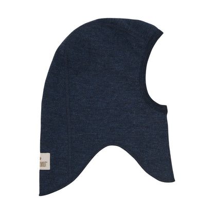 Balaclava Wolle Rib, Navy Melange