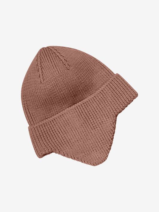 Mütze aus Wolle gestrickt mit Windstopper-Funktion, Burlwood