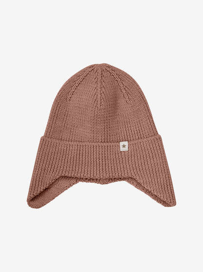 Mütze aus Wolle gestrickt mit Windstopper-Funktion, Burlwood