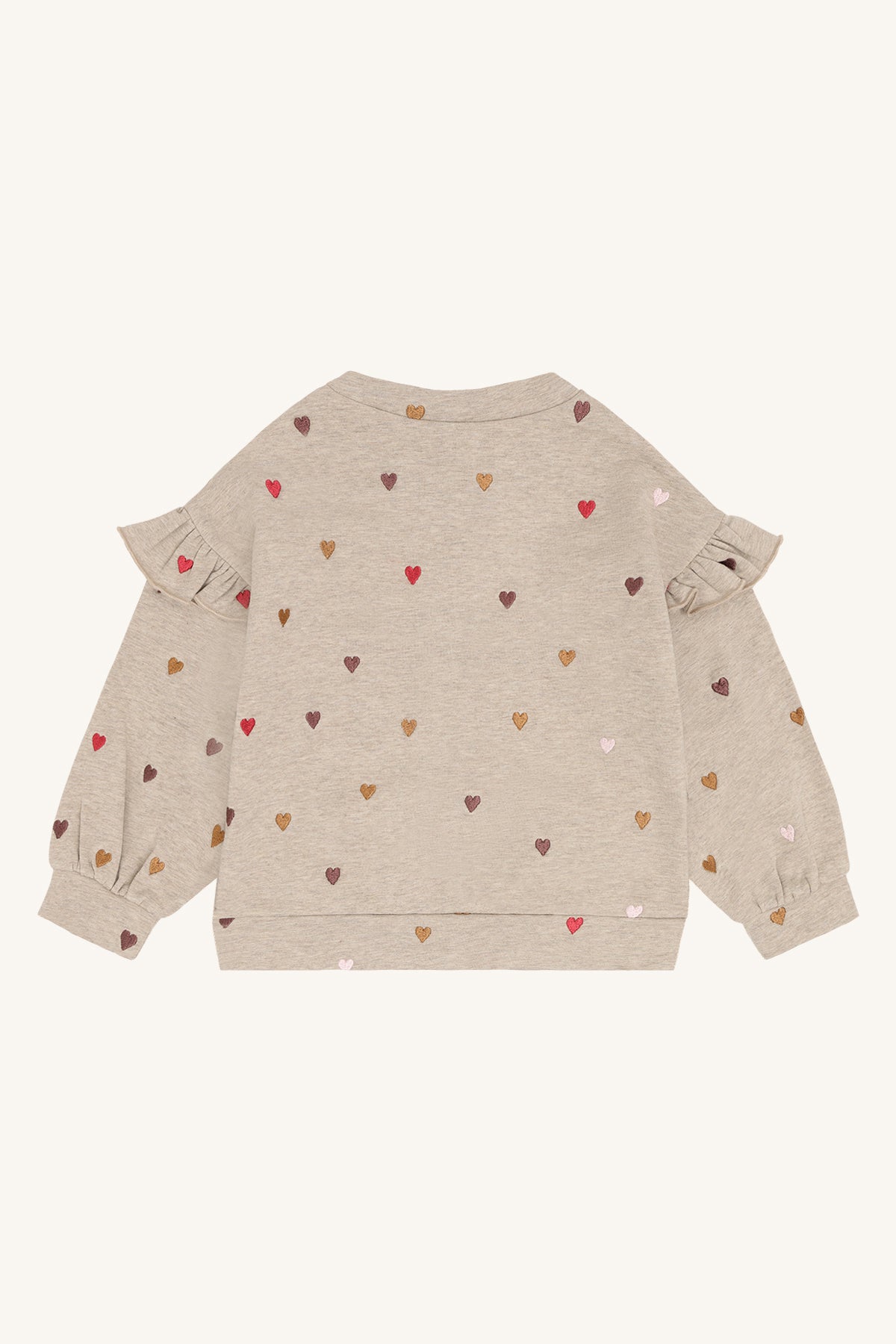 Sicillia Langarmshirt Heartbeat, Biscuit