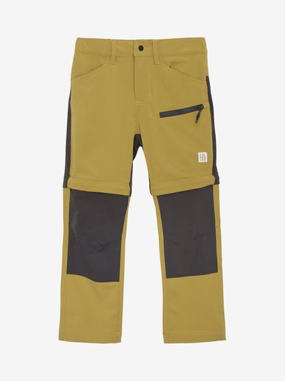 Softshell Wanderhose mit Reissverschluss, gelb