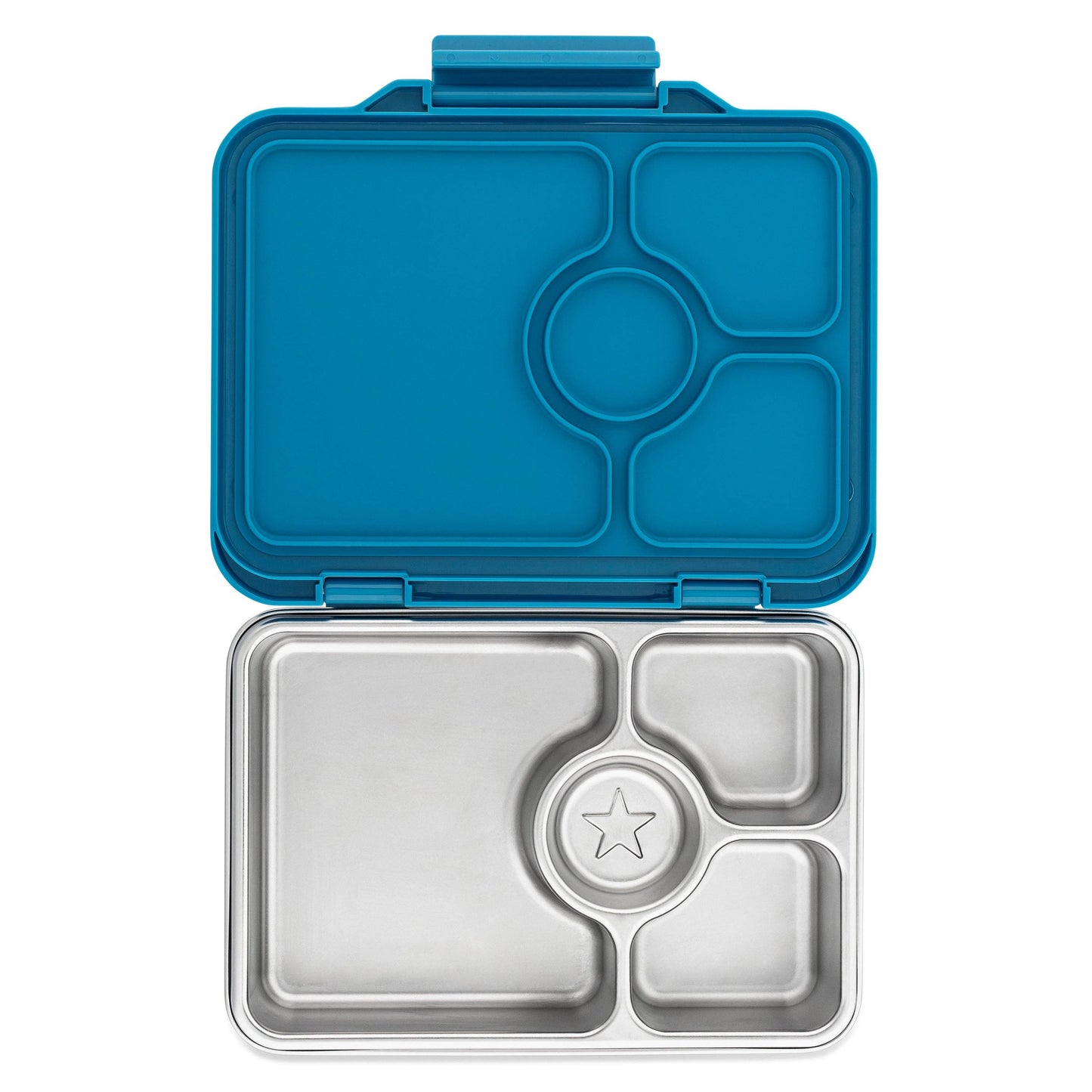 Yumbox Prêt — Bento aus wasserdichtem Edelstahl — Normandie Blau
