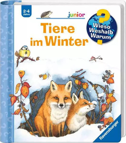 Kinderbuch Tiere im Winter aus der Reihe Wieso Weshalb Warum im Bärechind Winterthur Zürich Schweiz.