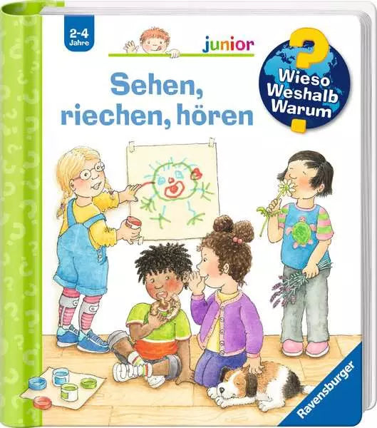 Kinderbuch Sehen, riechen, hören aus der Reihe Wieso Weshalb Warum im Bärechind Winterthur Zürich Schweiz.