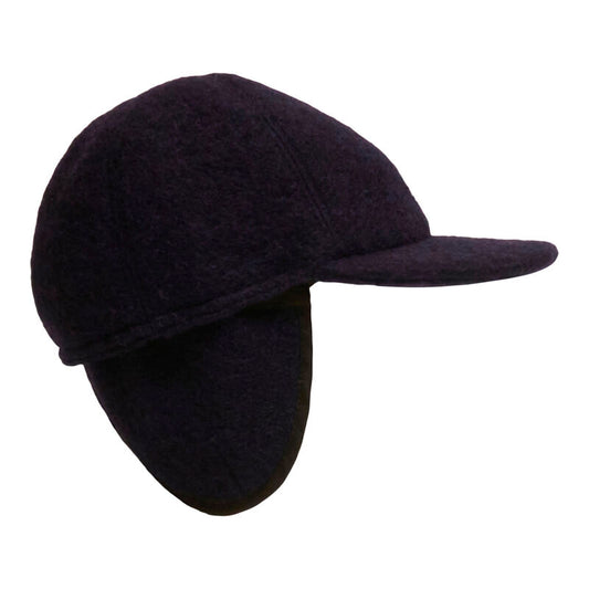 Cap Wool w. Velour Lining, navy