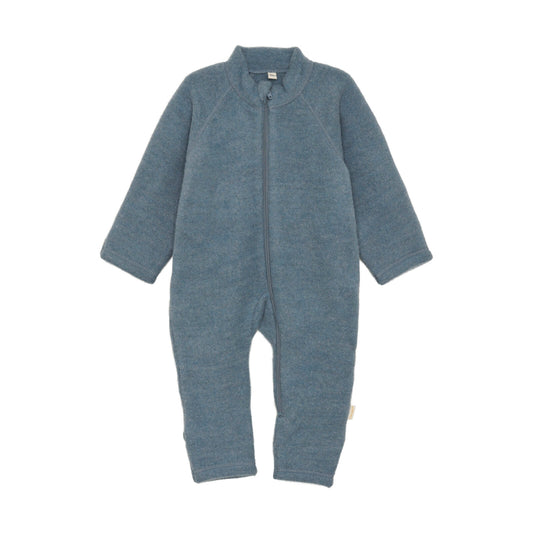Wollfleece Overall, blau