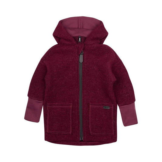 Mini-Dufflecoat Walk, burgundy