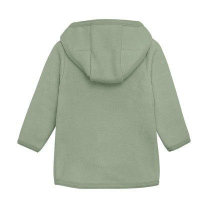 Baumwollfleece Jacke, mint