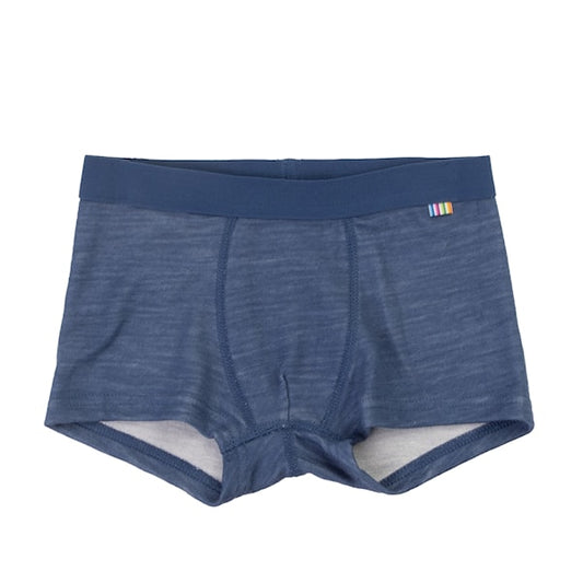 Wolle/Bambus Boxershorts, Dunkelblau