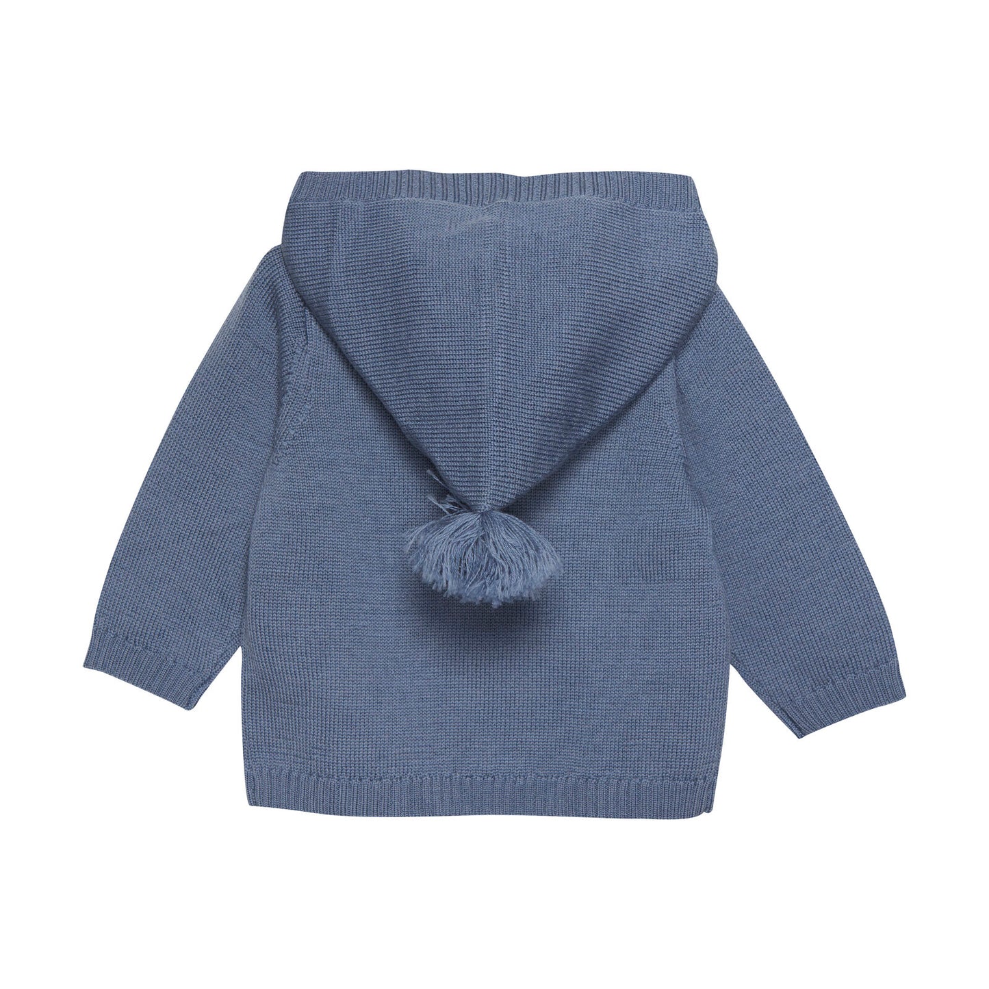 Oeko-Tex Merino Strickjacke, blau