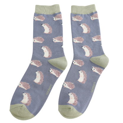 Miss Sparrow Bambus Socken Damen Igel