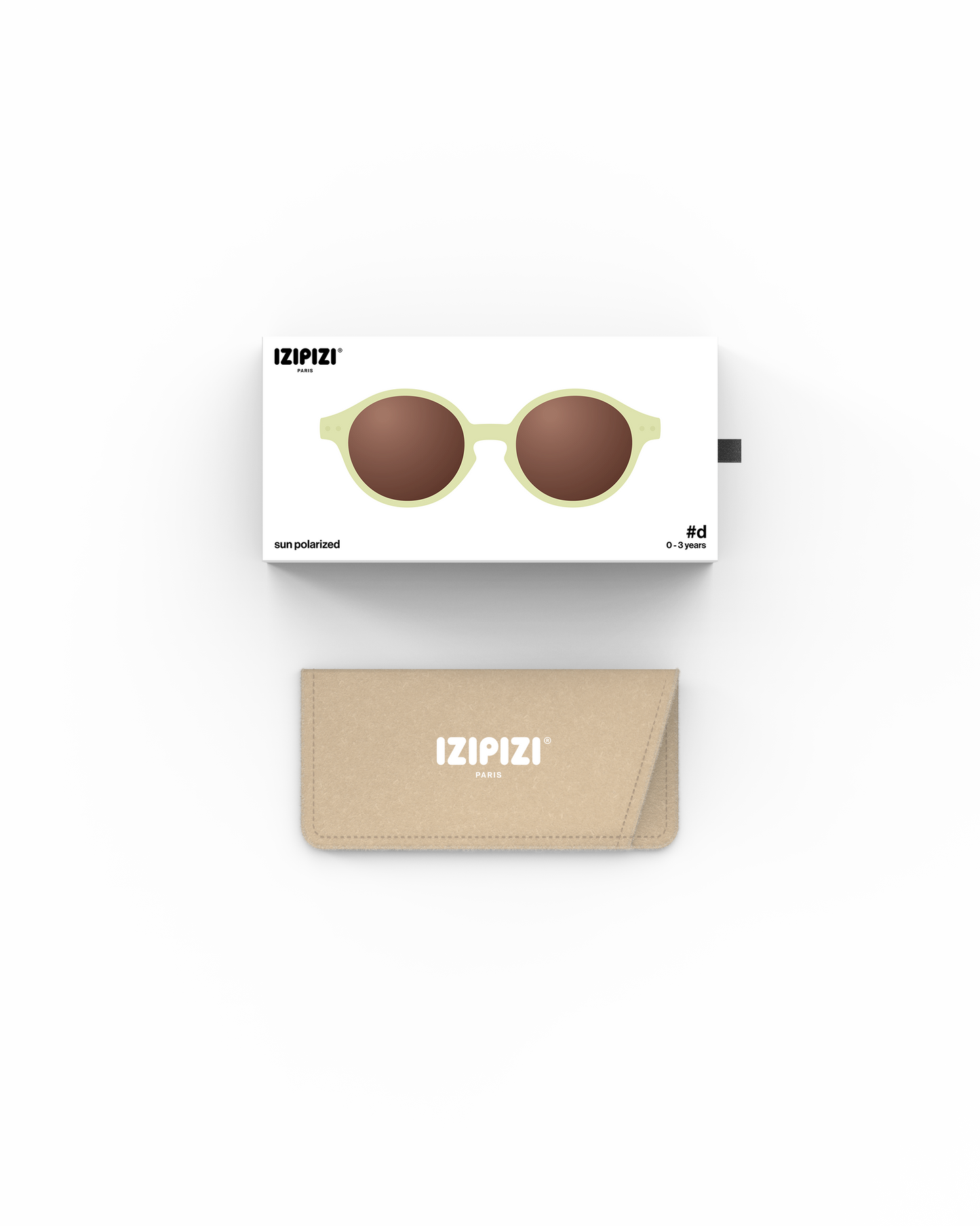 IZIPIZI Kinder Sonnenbrille 0-3 Jahre, vanilla