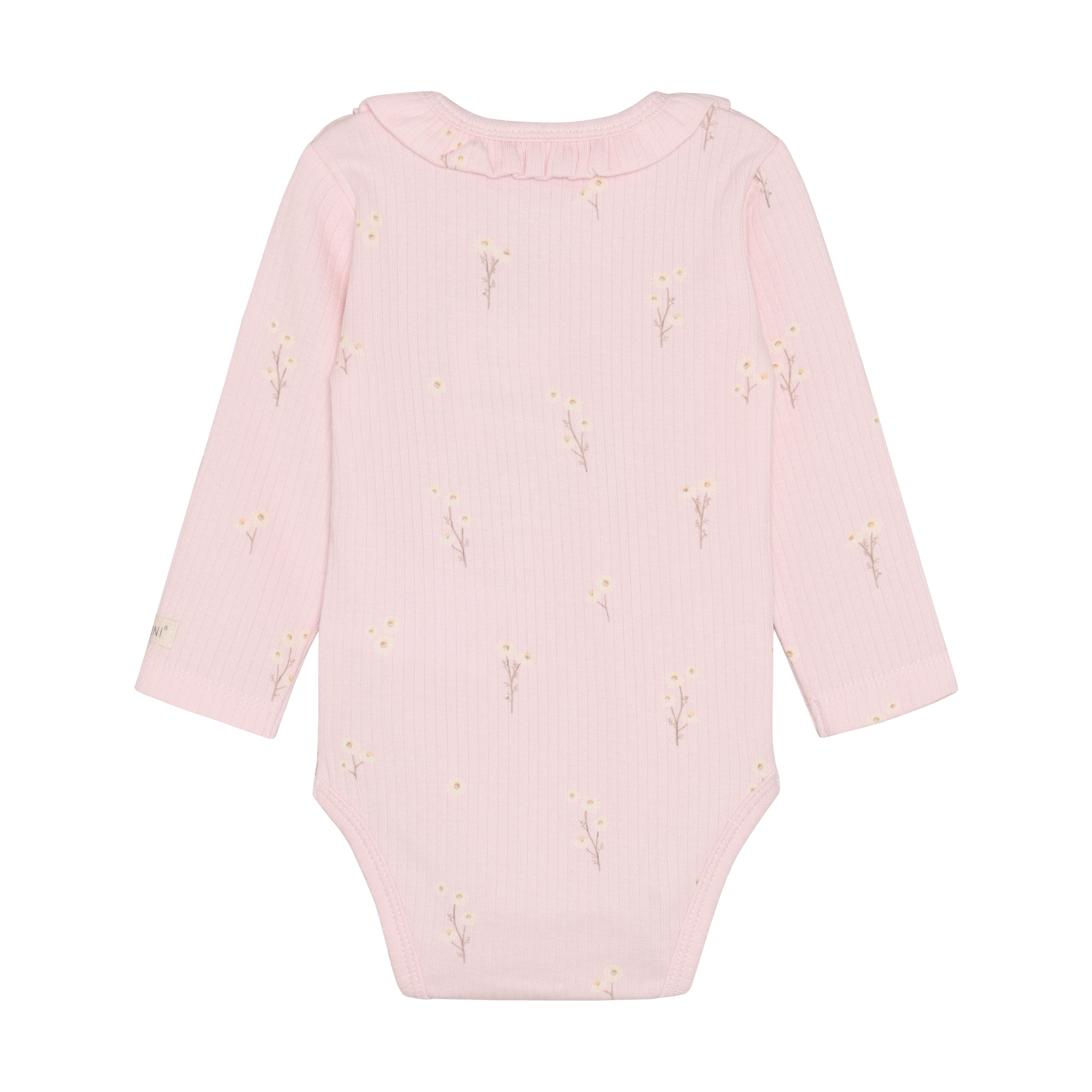 FIXONI Langarm Babybody Modal mit Blumenprint Babykleider Kinder Winterthur Schweiz