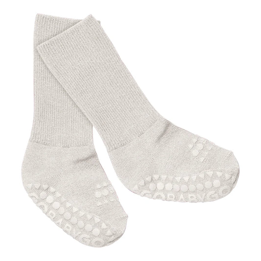 GoBabyGo Bambus Anti-Rutsch Socken sand glitter mit Noppen – im Bärechind Winterthur, Zürich, Schweiz erhältlich