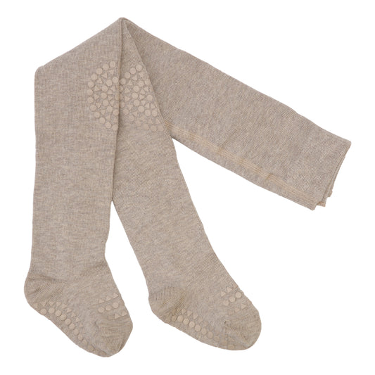 GoBabyGo Bambus Krabbel-Strumpfhose sand mit Anti-Rutsch-Noppen – im Bärechind Winterthur, Zürich, Schweiz erhältlich