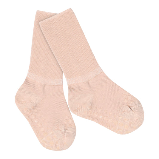 GoBabyGo Wolle Anti-Rutsch Socken rose dust mit Noppen – im Bärechind Winterthur, Zürich, Schweiz erhältlich