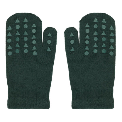 Oeko-Tex Wolle Grip Fausthandschuhe, grün