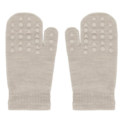 Oeko-Tex Wolle Grip Fausthandschuhe, sand