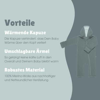 Wollwalk Overall, Essential Mint
