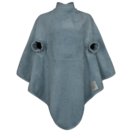 Wasserdichtes „Boo“ Lätzchen mit Ärmeln, Baltic Blue