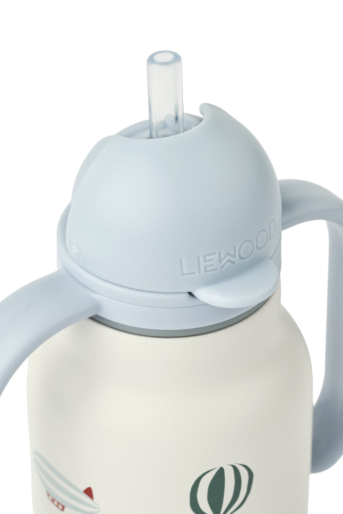 Liewood Kimmie Edelstahl Kinder-Trinkflasche 250ml, Flugzeug