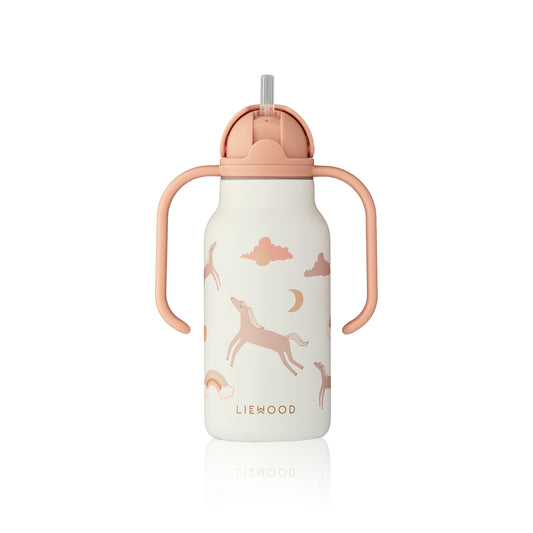 Liewood Kimmie Edelstahl Kinder-Trinkflasche 250ml, Einhorn