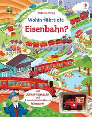 Kinderbuch Wohin fährt die Eisenbahn – Fragen-und-Antworten-Buch mit Klappen ab 3 Jahren