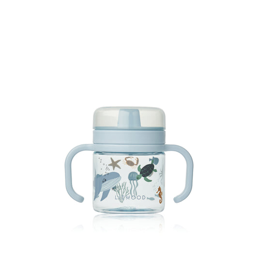 Liewood Kylo Tritan Schnabelbecher 280ml, Meerestiere