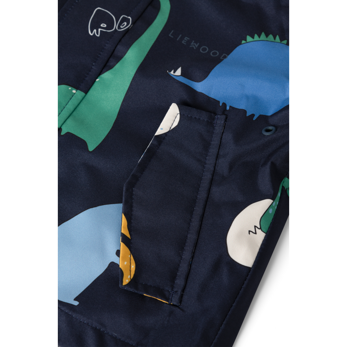 Manu Rainwear Set, Dino roar / Classic navy