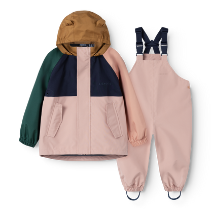 Manu Rainwear Set, Pale tuscany multi mix