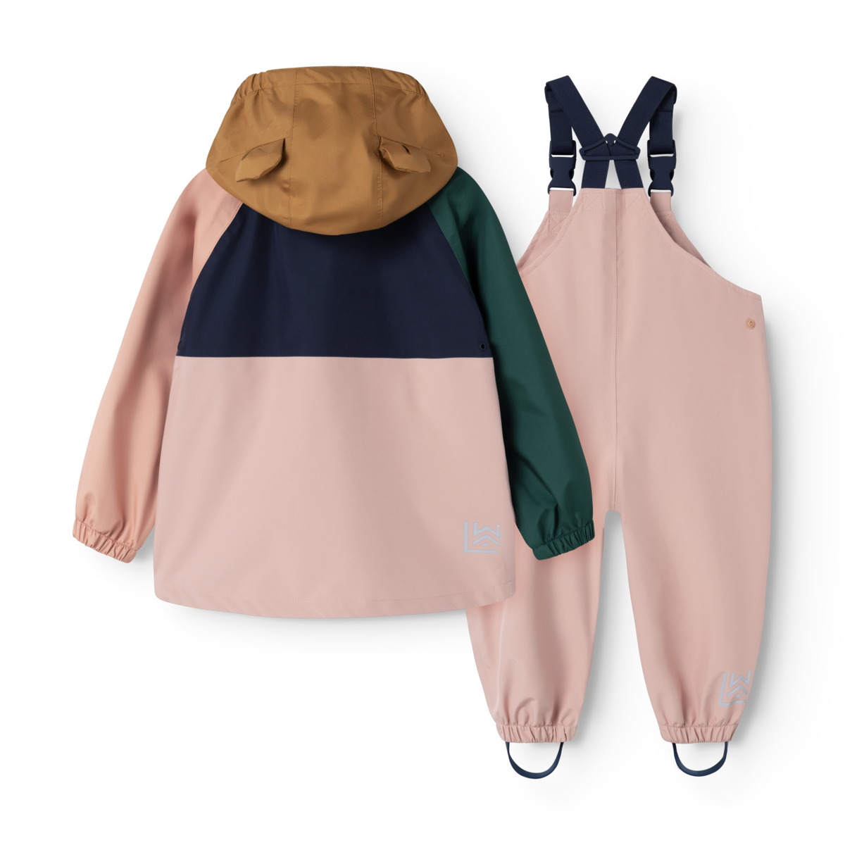 Manu Rainwear Set, Pale tuscany multi mix