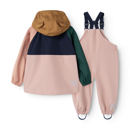 Manu Rainwear Set, Pale tuscany multi mix