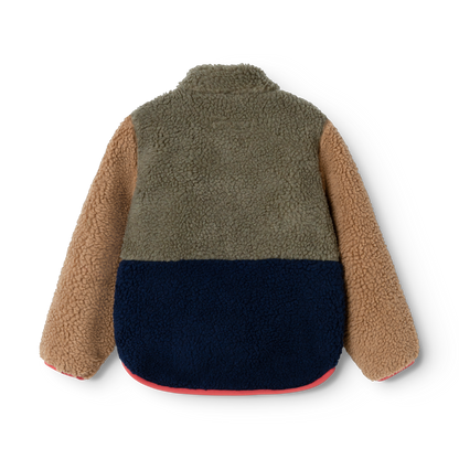 Liewood Nolan Teddyjacke, Army Brown Multi Mix