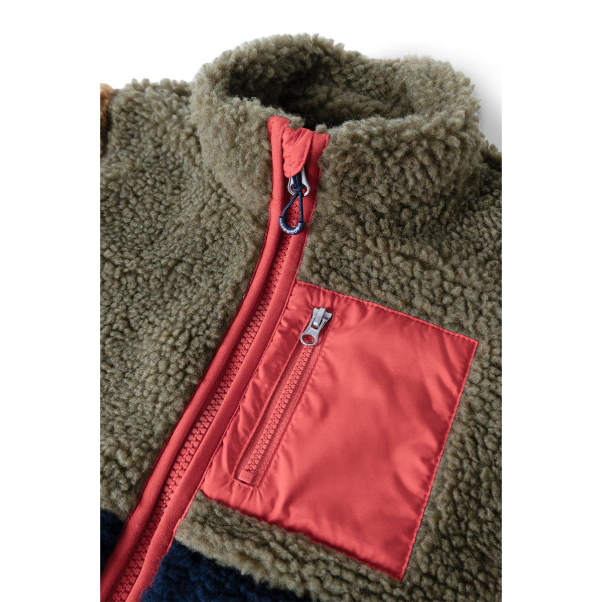 Liewood Nolan Teddyjacke, Army Brown Multi Mix