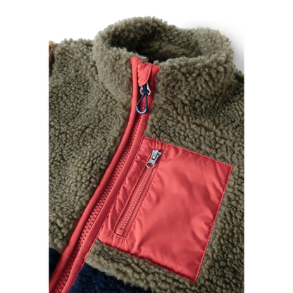 Liewood Nolan Teddyjacke, Army Brown Multi Mix
