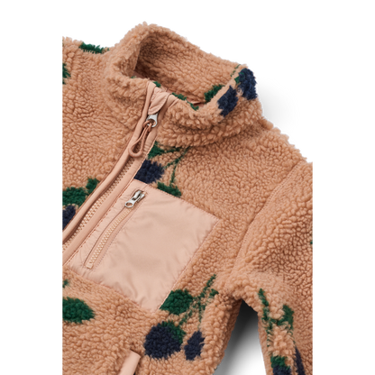 Liewood Nolan Teddyjacke, Berry / Pale Tuscany