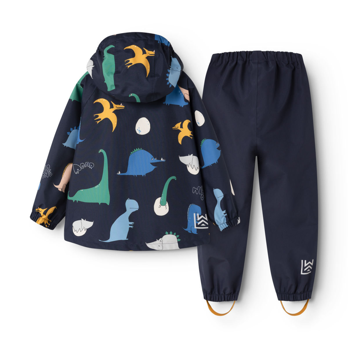 Pedia Rainwear Set, Dino roar / Classic navy